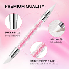 MelodySusie silicone-tip sculpture pens close-up showing smooth glide