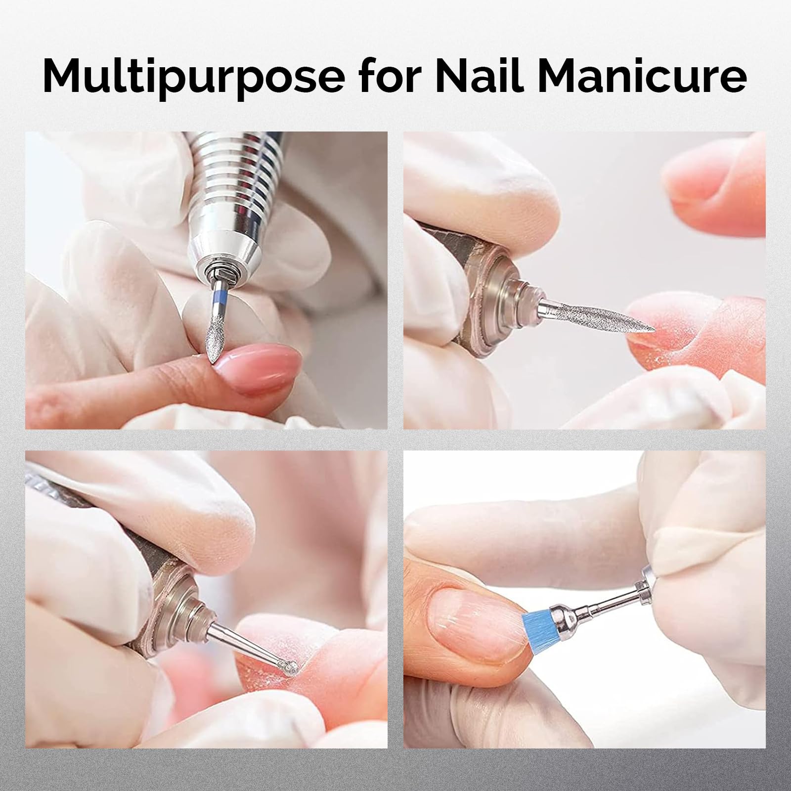 MelodySusie durable drill bits in use for salon-ready results.