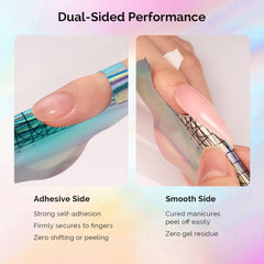 MelodySusie full-size open-loop nail forms fit all finger sizes for natural-looking curves.
