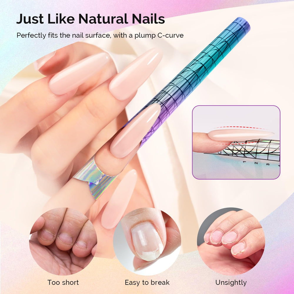 MelodySusie nail forms deliver strong adhesion for secure extensions.