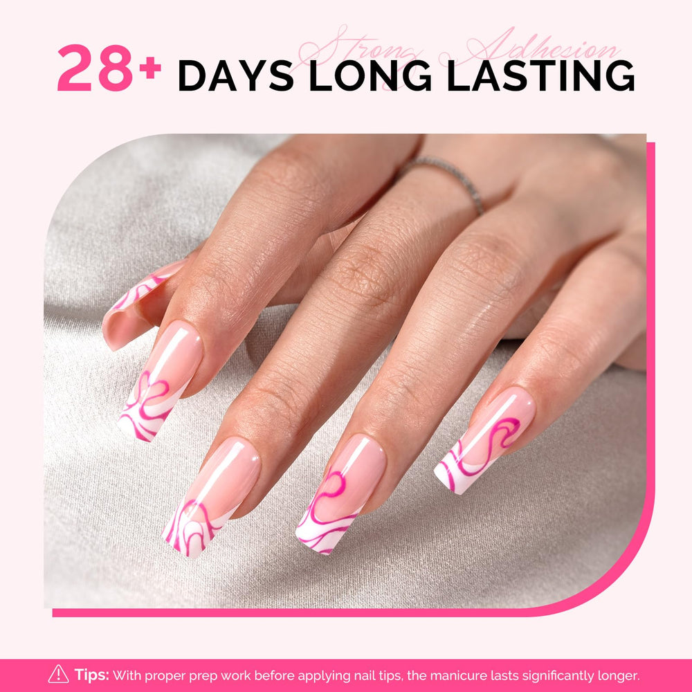 MelodySusie nail glue low-odor formula keeps application comfortable.