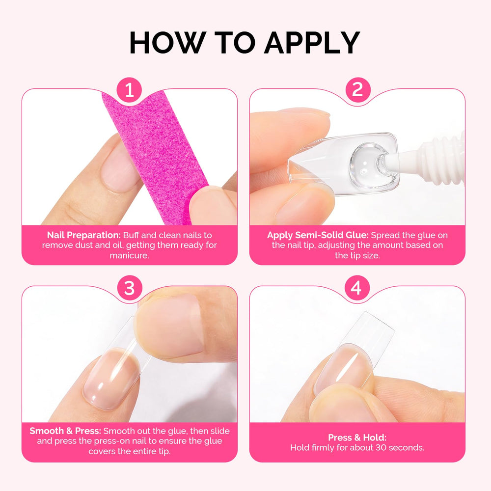 MelodySusie nail glue wide-application supports tips extensions and nail art.