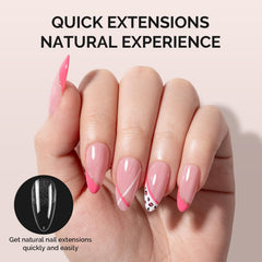 MelodySusie nail tips half-matte finish enhances adhesion for smooth DIY applications