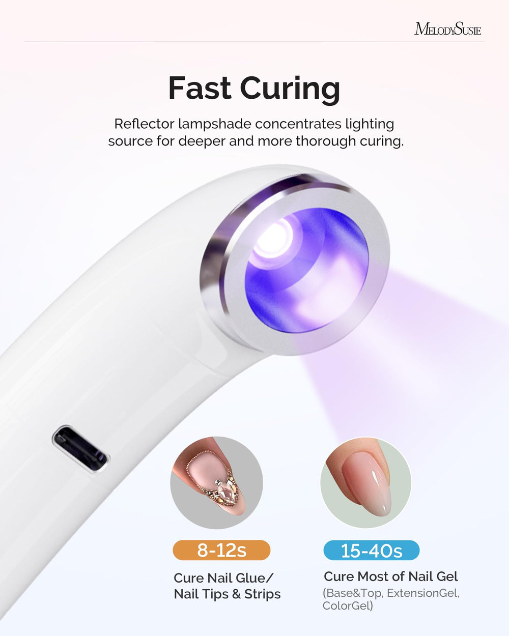 MelodySusie P-ART01A 630mAh battery enables up to 90 minutes of cordless use.