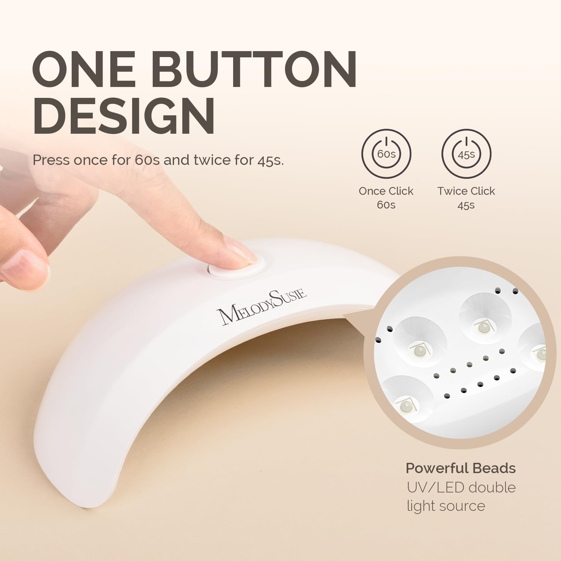 MelodySusie P-Art04 compact design fits small desks and bags.
