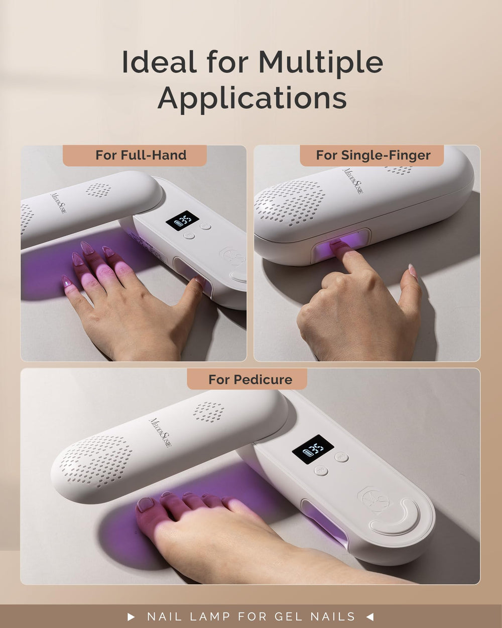 MelodySusie P-Plus20F pink color brightens nail table