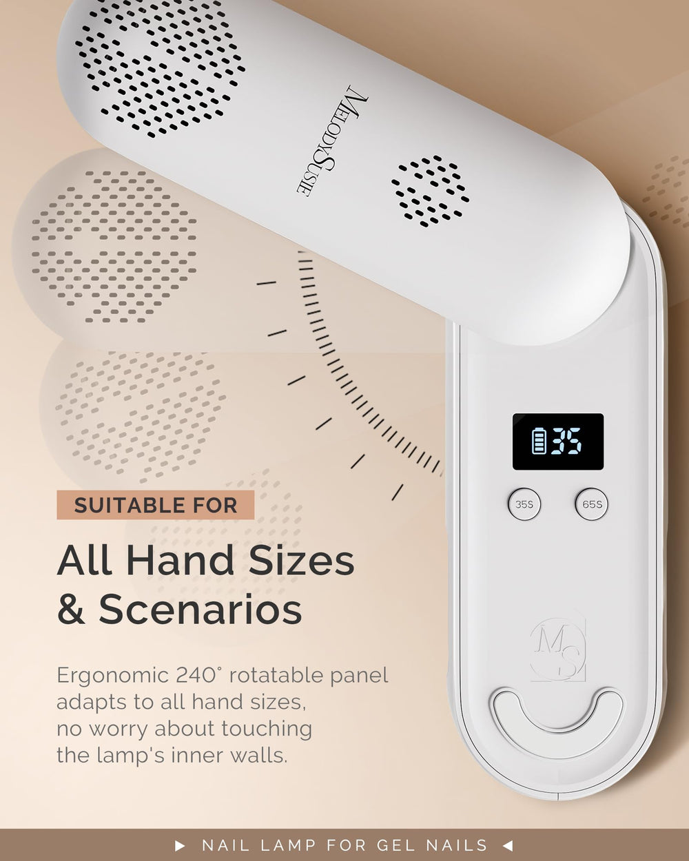 MelodySusie P-Plus20F dual timer settings for precise curing