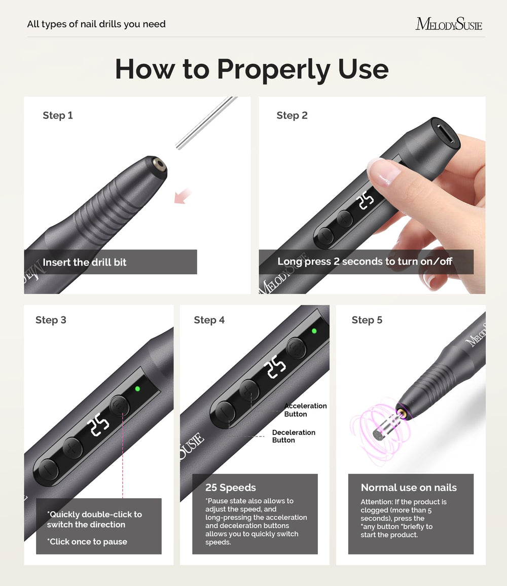 MelodySusie PC180G battery close-up highlights long cordless use