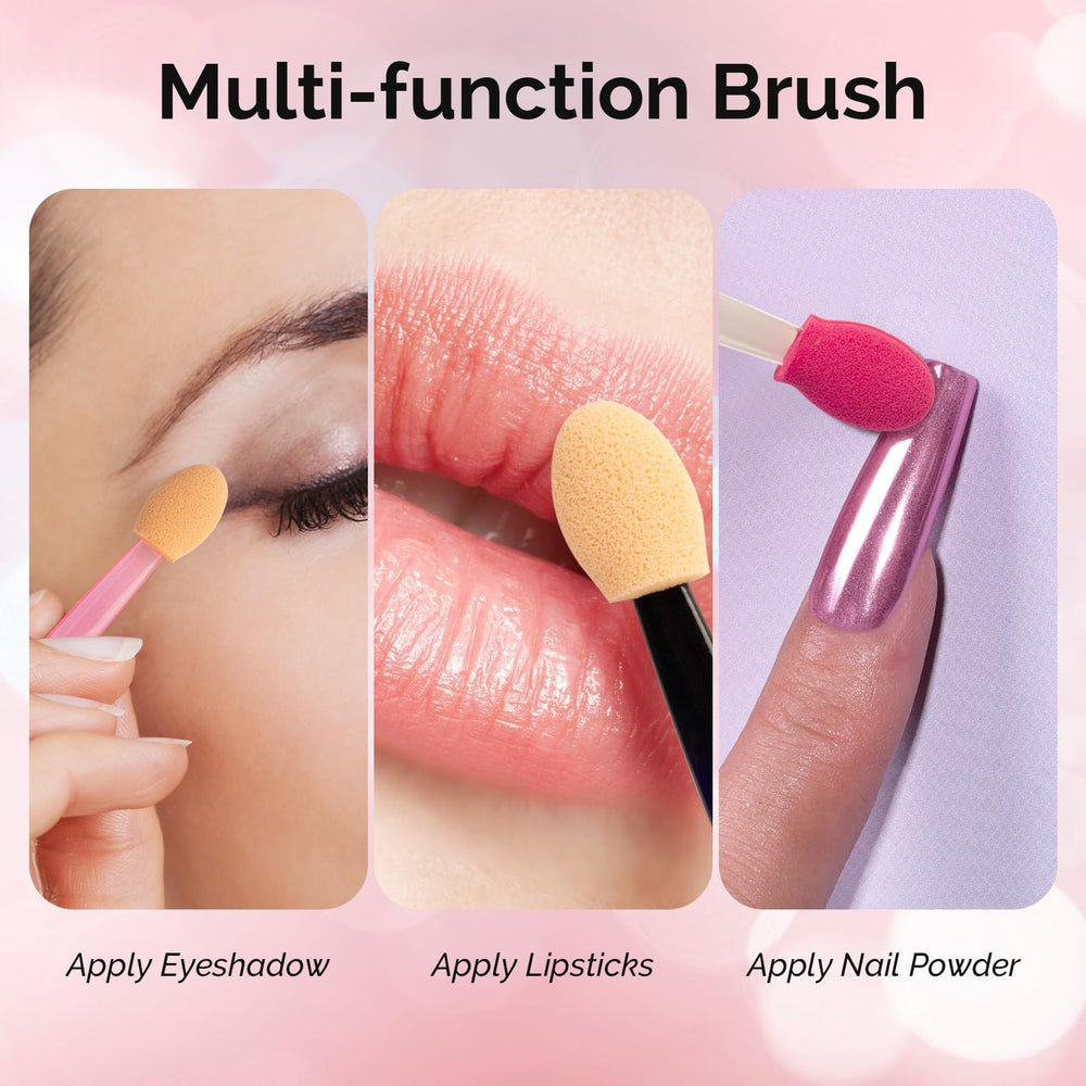 MelodySusie pearl glitter pen brush adds metallic flair to looks.