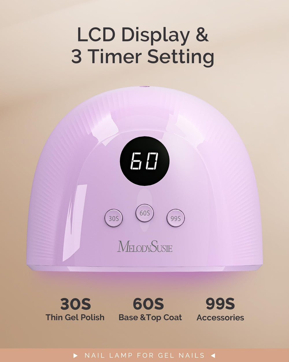 MelodySusie Plus30F three timers for precise curing control