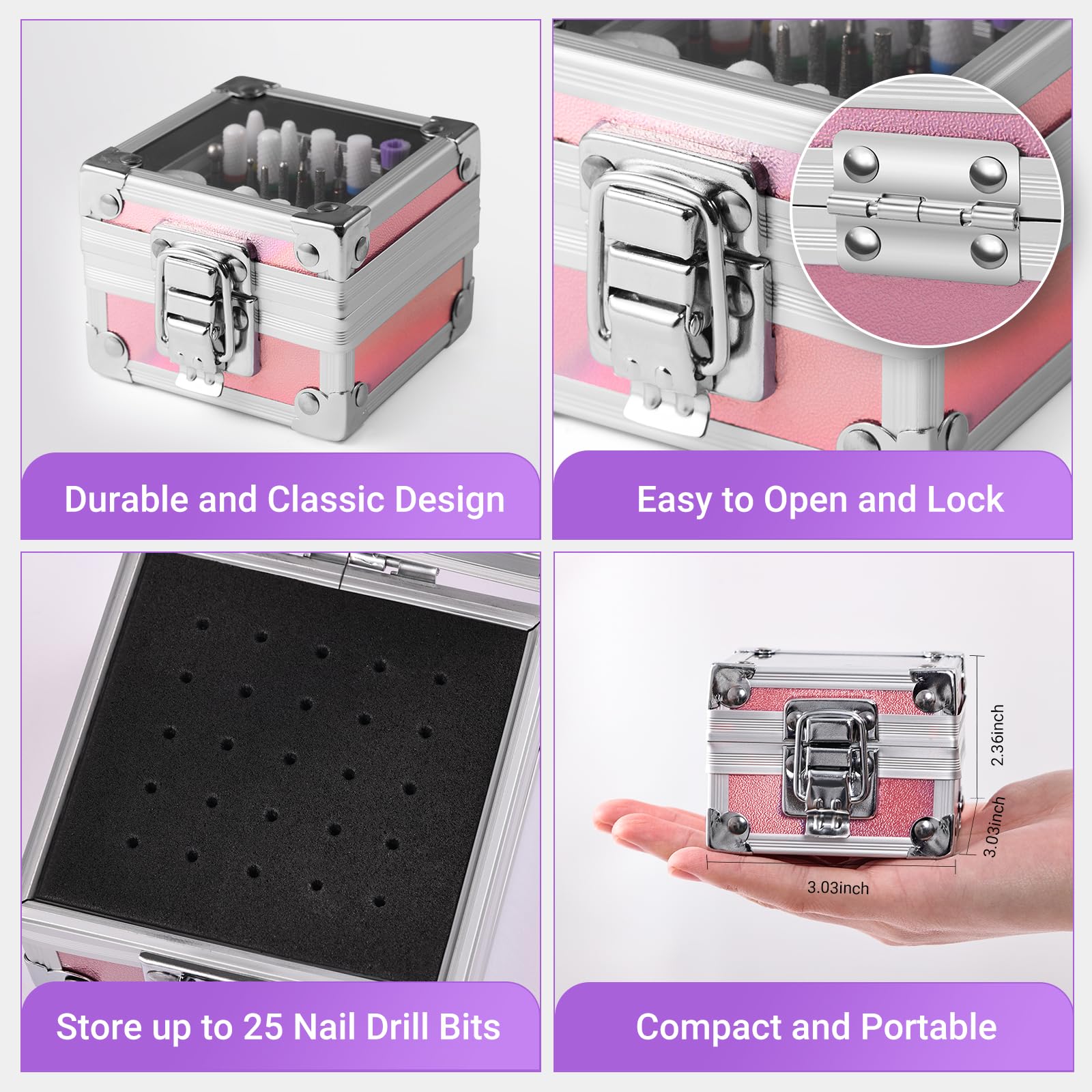 MelodySusie portable holder keeps bits organized and ready to use.