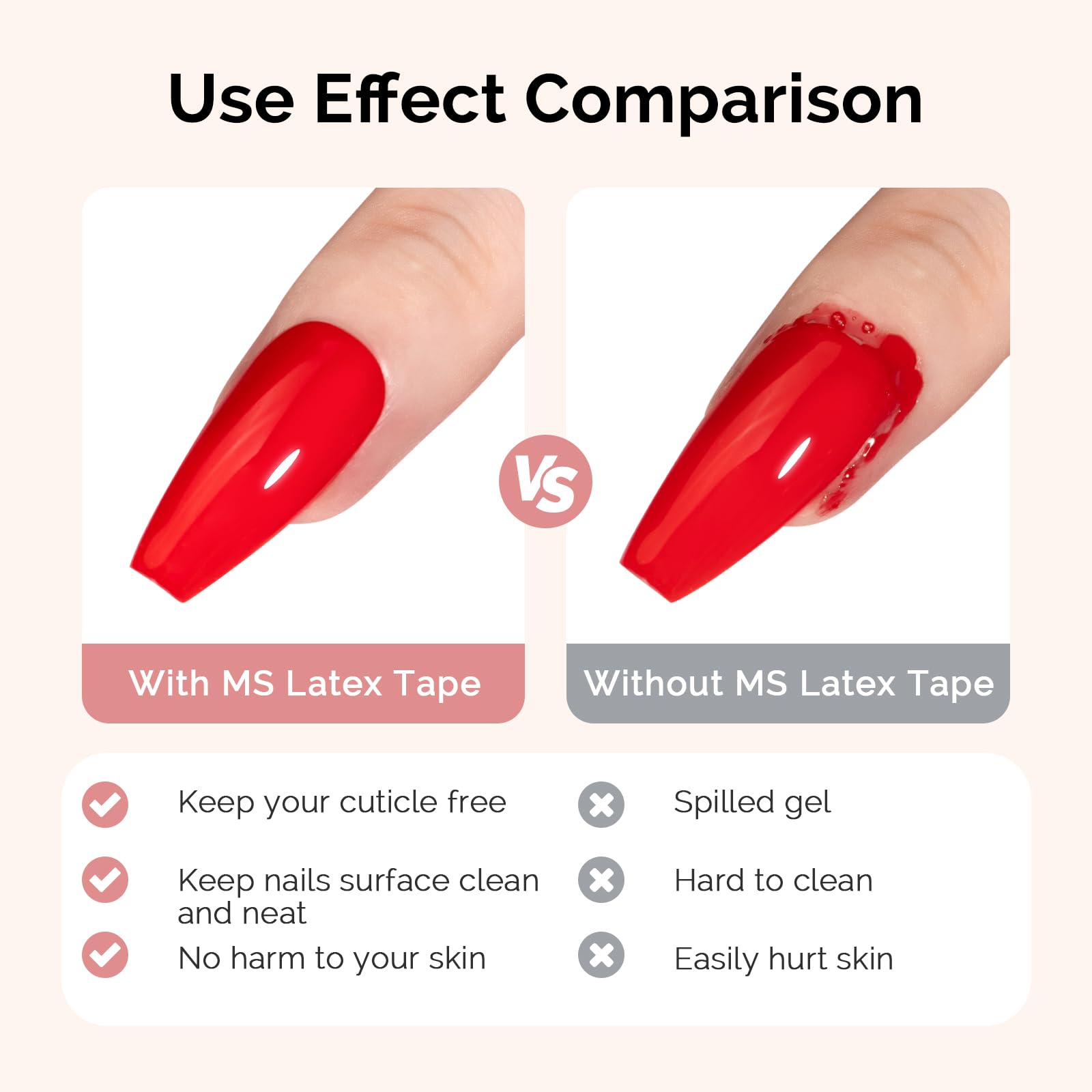 MelodySusie protección de cutícula durante arte de uñas y diseños.