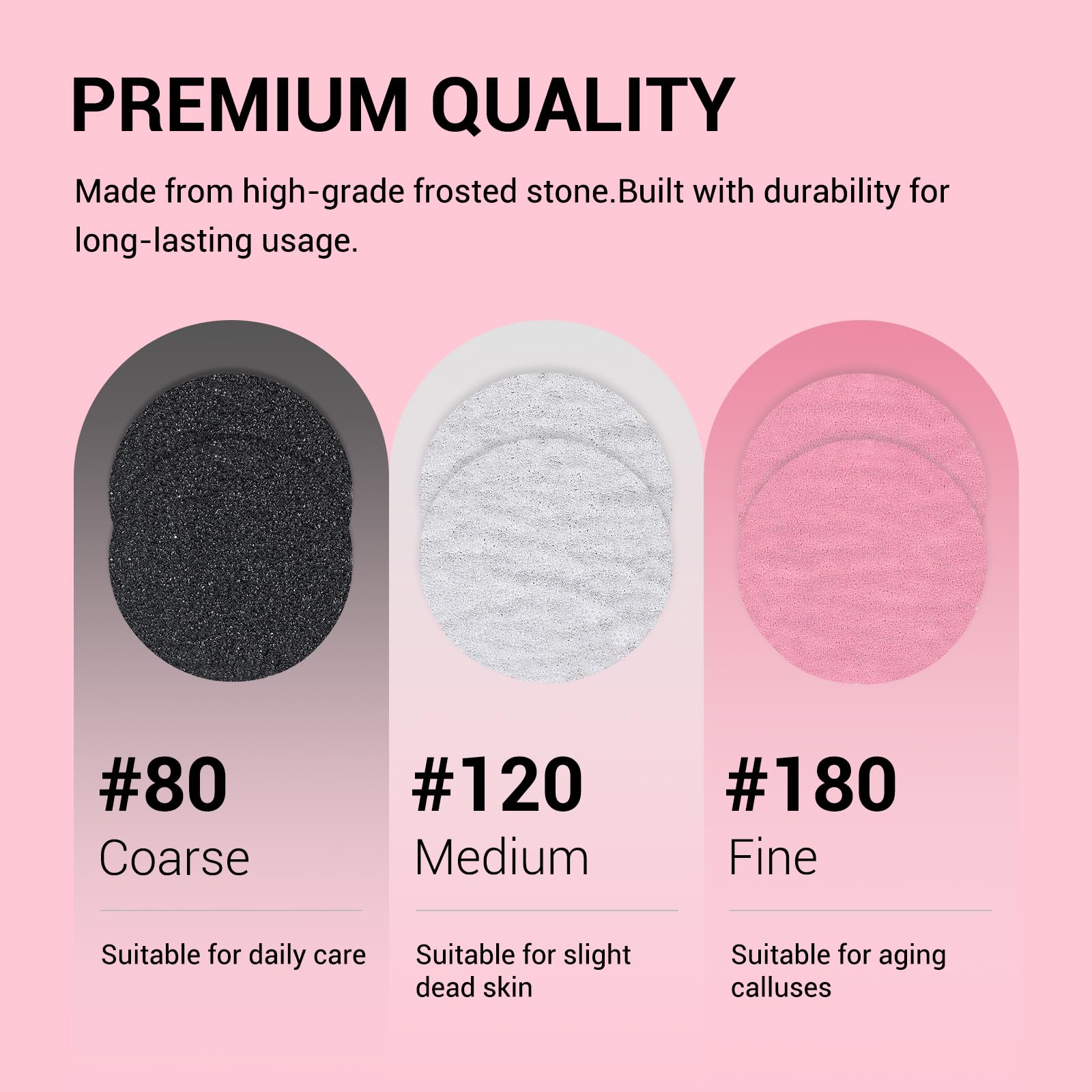 MelodySusie 120 medium discs for smoother calluses and shaping
