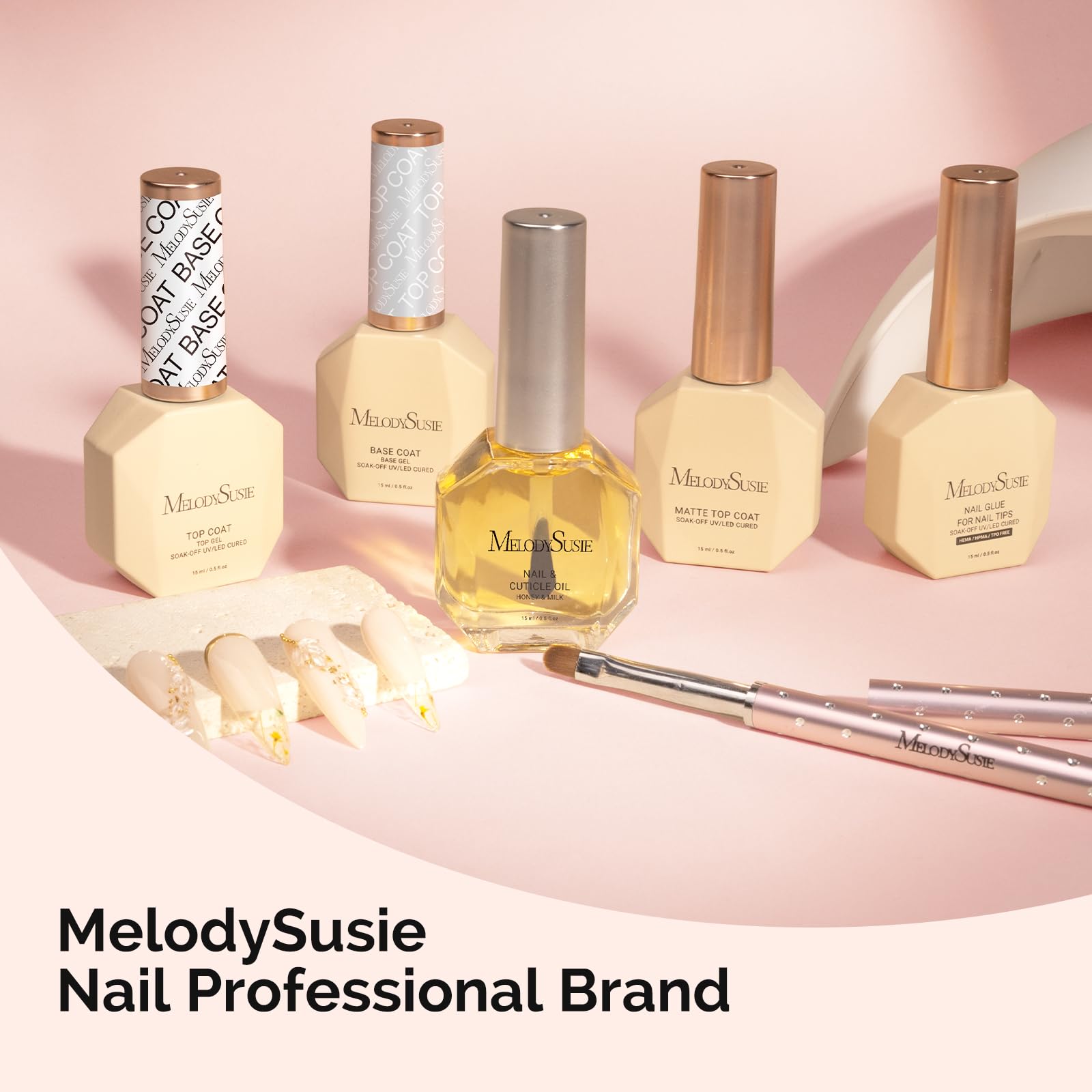 Low-odor formula for a more comfortable manicure experience from MelodySusie.