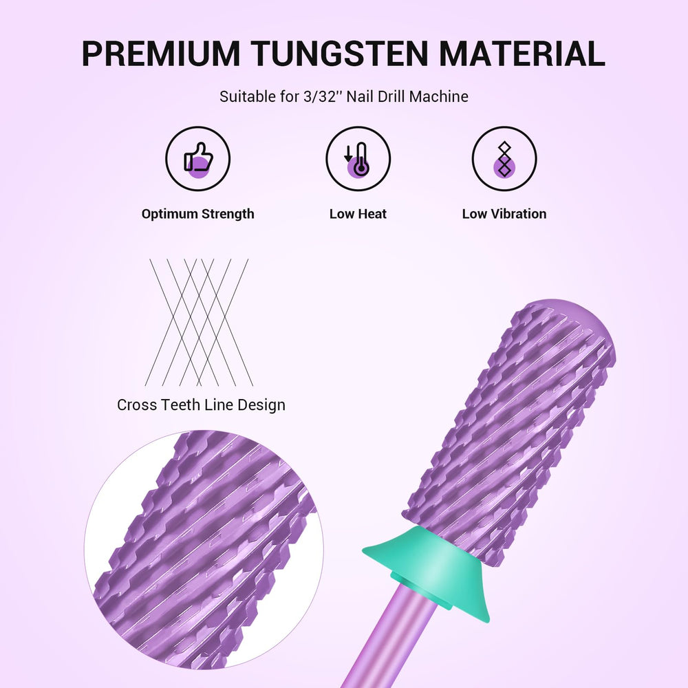 MelodySusie cross-cut safety bit shapes gels safely and quickly.