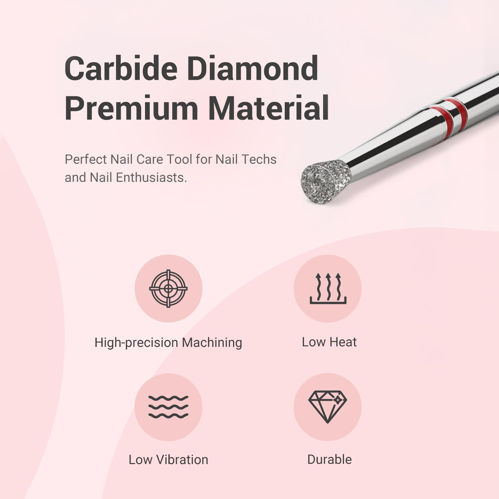 MelodySusie safety note cuticle bit emphasizes careful handling and correct use.
