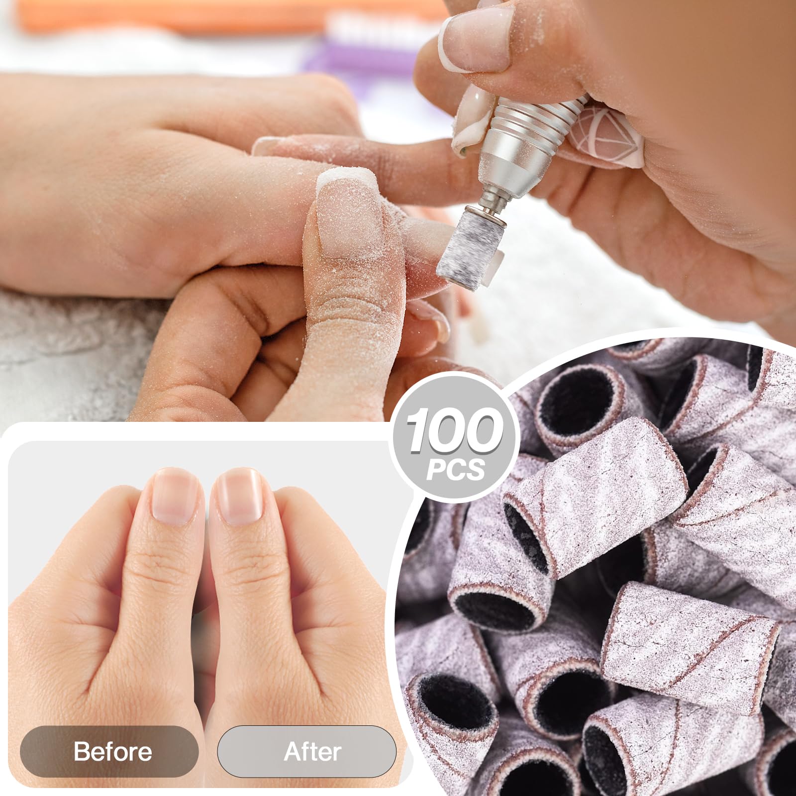 MelodySusie salon-grade sanding bands for professional results at home.