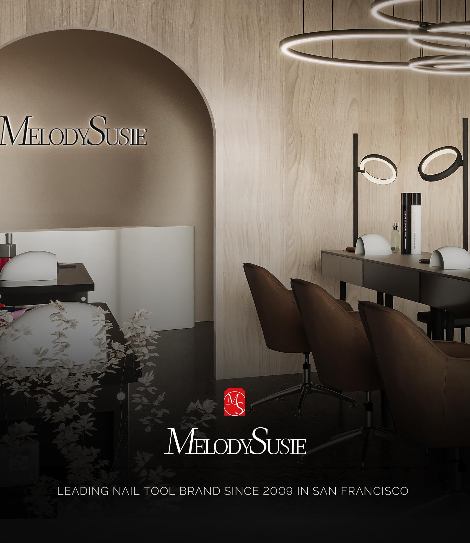 At-home use setup with MelodySusie SC300F for convenient nail care