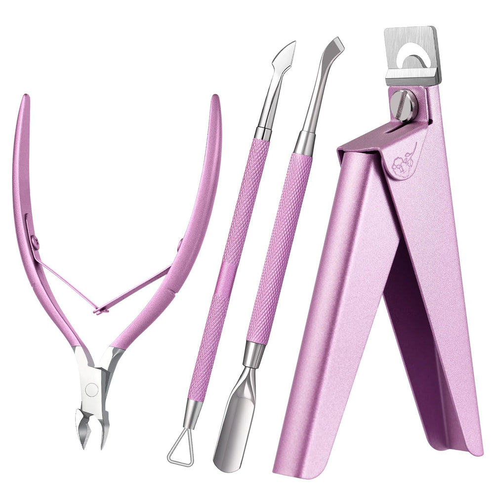 MelodySusie set 4 en 1 para uñas acrílicas, afilado y precisión para cortes limpios.