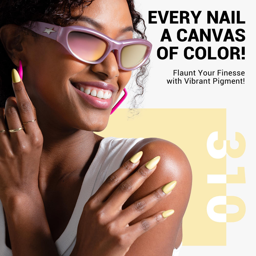 MelodySusie Smooth application brush delivering streak free color.