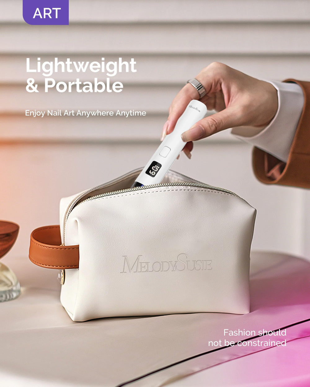 MelodySusie square spotlight design delivers consistent flash curing.