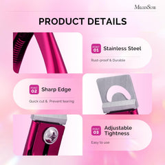 MelodySusie stainless steel clipper showcasing durable construction for clean cuts