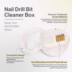 MelodySusie steel wire brush removes stubborn residue from carbide bits