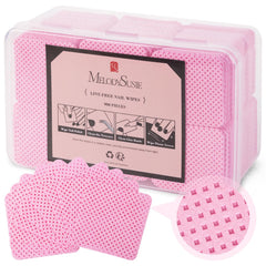 MelodySusie: toallitas sin pelusa para uñas, 900 piezas, absorción efectiva sin residuos.