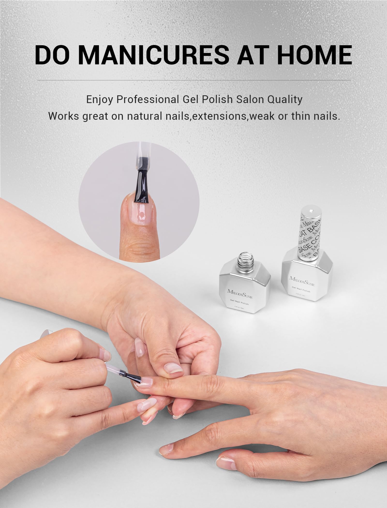 Compatibilidad amplia: gel, acrílico y uñas naturales con MelodySusie