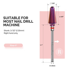 MelodySusie Tornado nail bit heavy-duty heat dissipation keeps sessions comfortable.