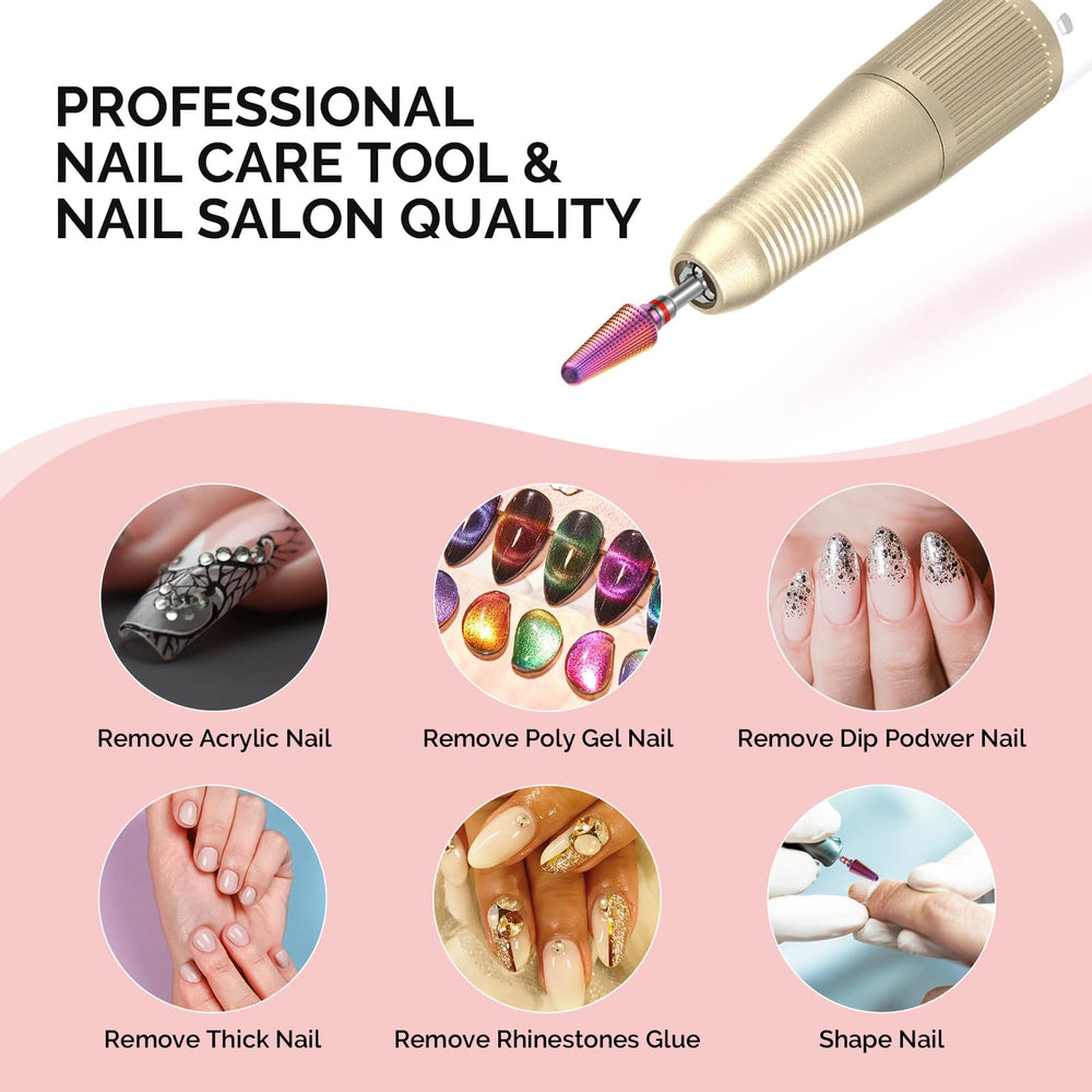 MelodySusie Tornado nail bit salon-use tool for manicures and pedicures.