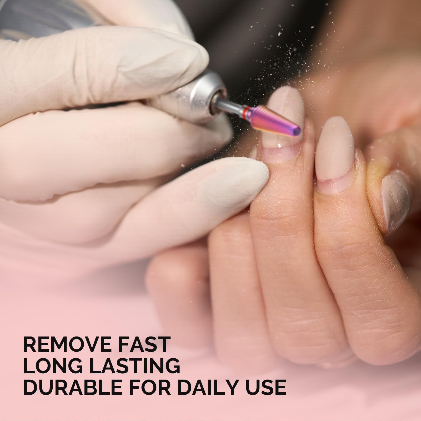MelodySusie Tornado nail bit universal shank 3-32 fits most drills.