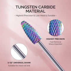 MelodySusie tungsten carbide bits deliver durable performance for acrylic removal.