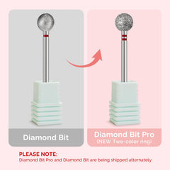 MelodySusie two-way rotation bit supports clockwise and counterclockwise use for versatile manicure prep.