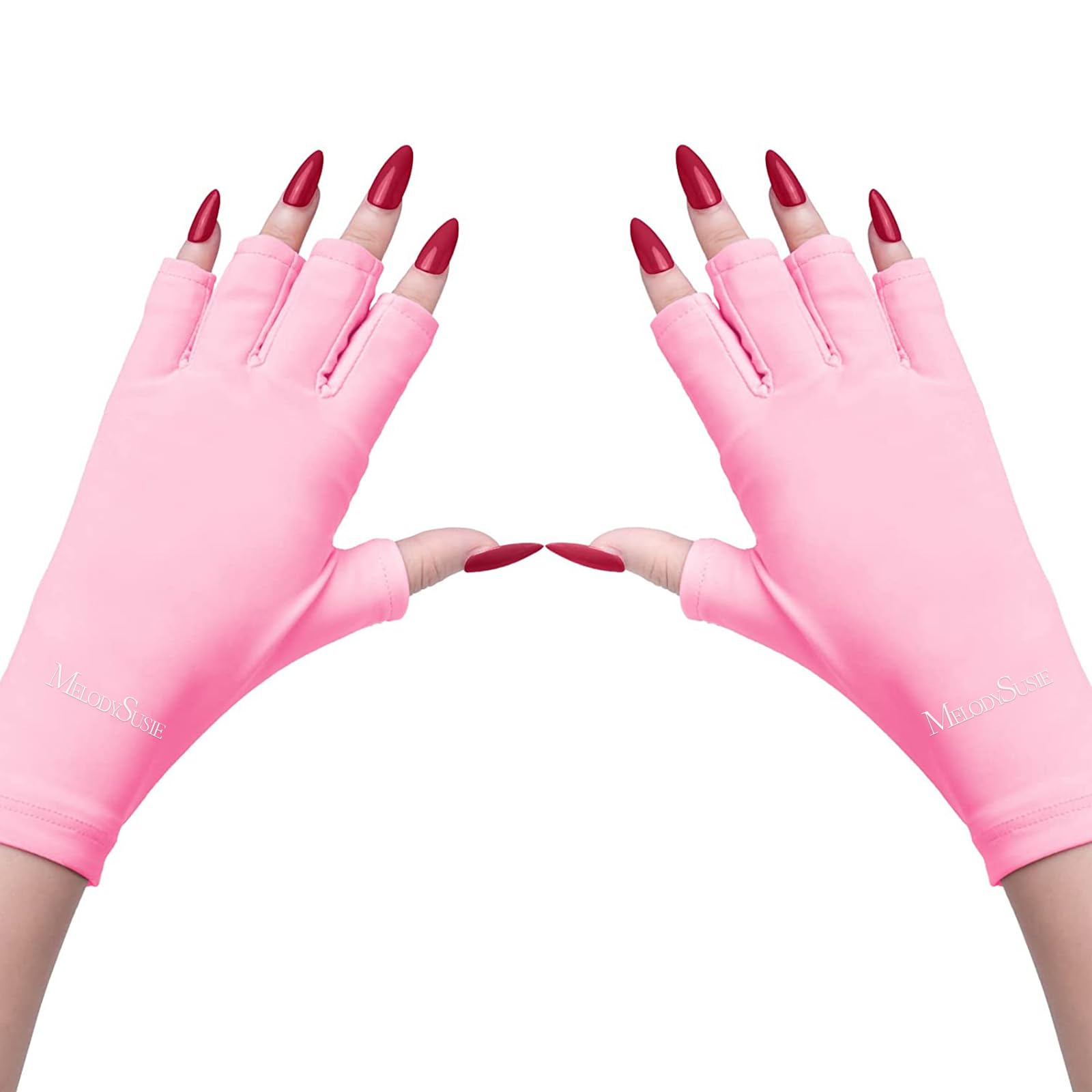 MelodySusie UV Gloves protect hands during gel nail lamp sessions