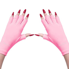 MelodySusie UV Gloves protect hands during gel nail lamp sessions