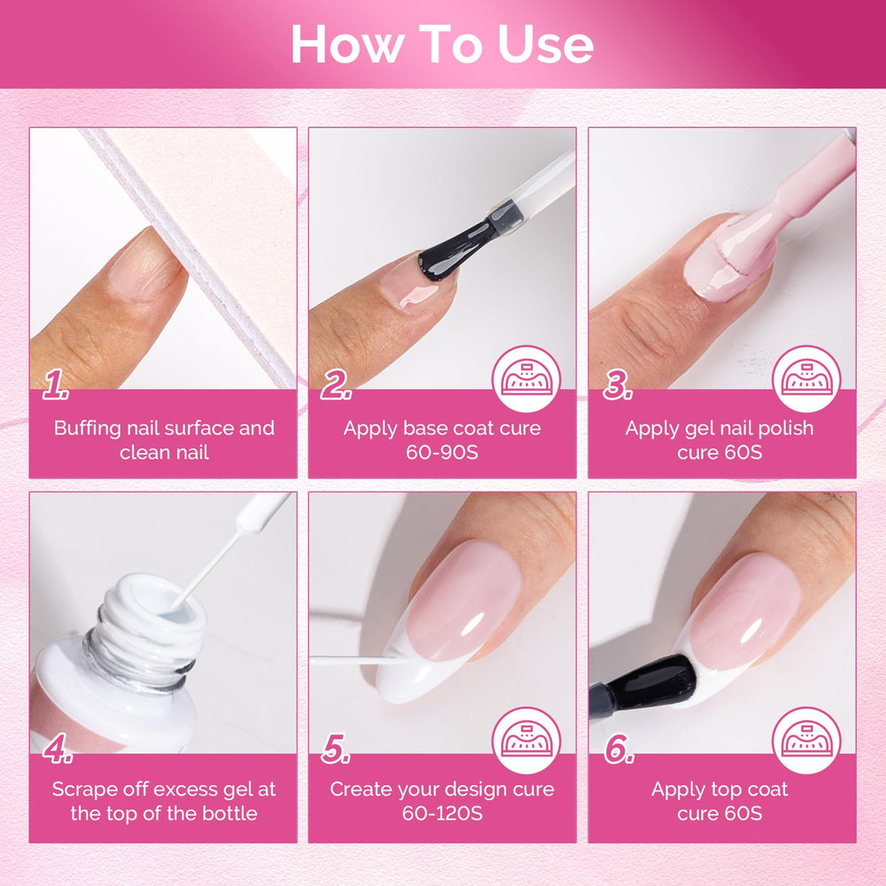 MelodySusie white gel liner packaging highlights compact, ready-to-use kit.