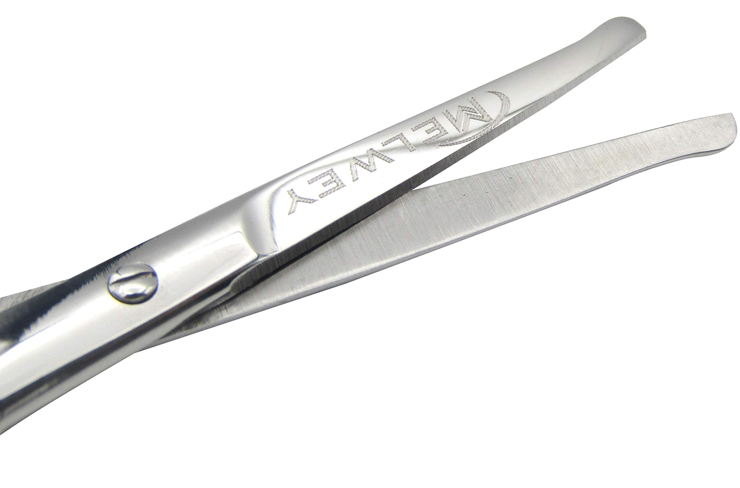 MELWEY rounded-tip scissors for baby nails safety