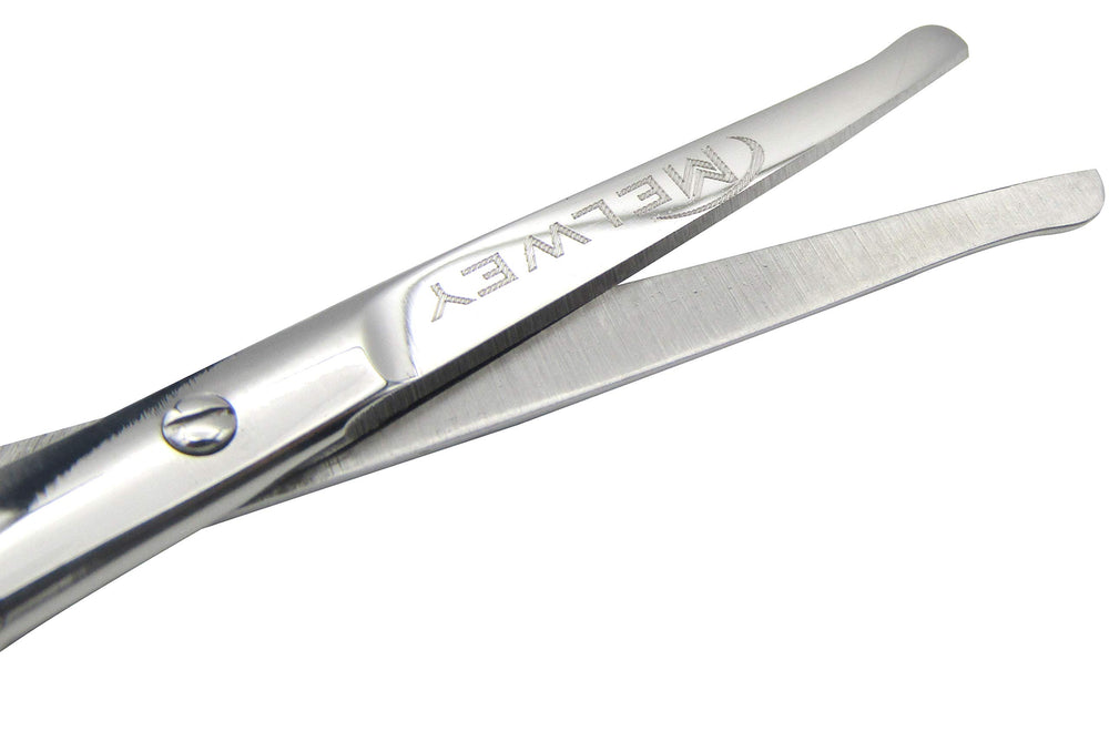 MELWEY rounded-tip scissors for baby nails safety