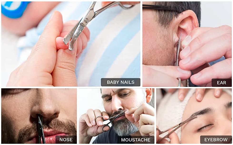 MELWEY rounded-tip scissors ideal for travel grooming