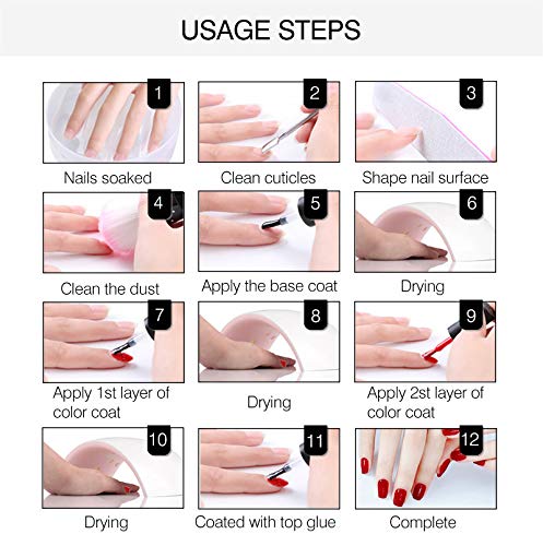Gently removing MEMEDA gel polish with remover, foil wrap steps