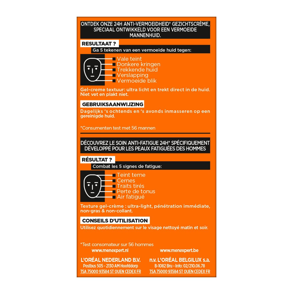 Formato no graso que se absorbe rápidamente con Hydra Energetic.