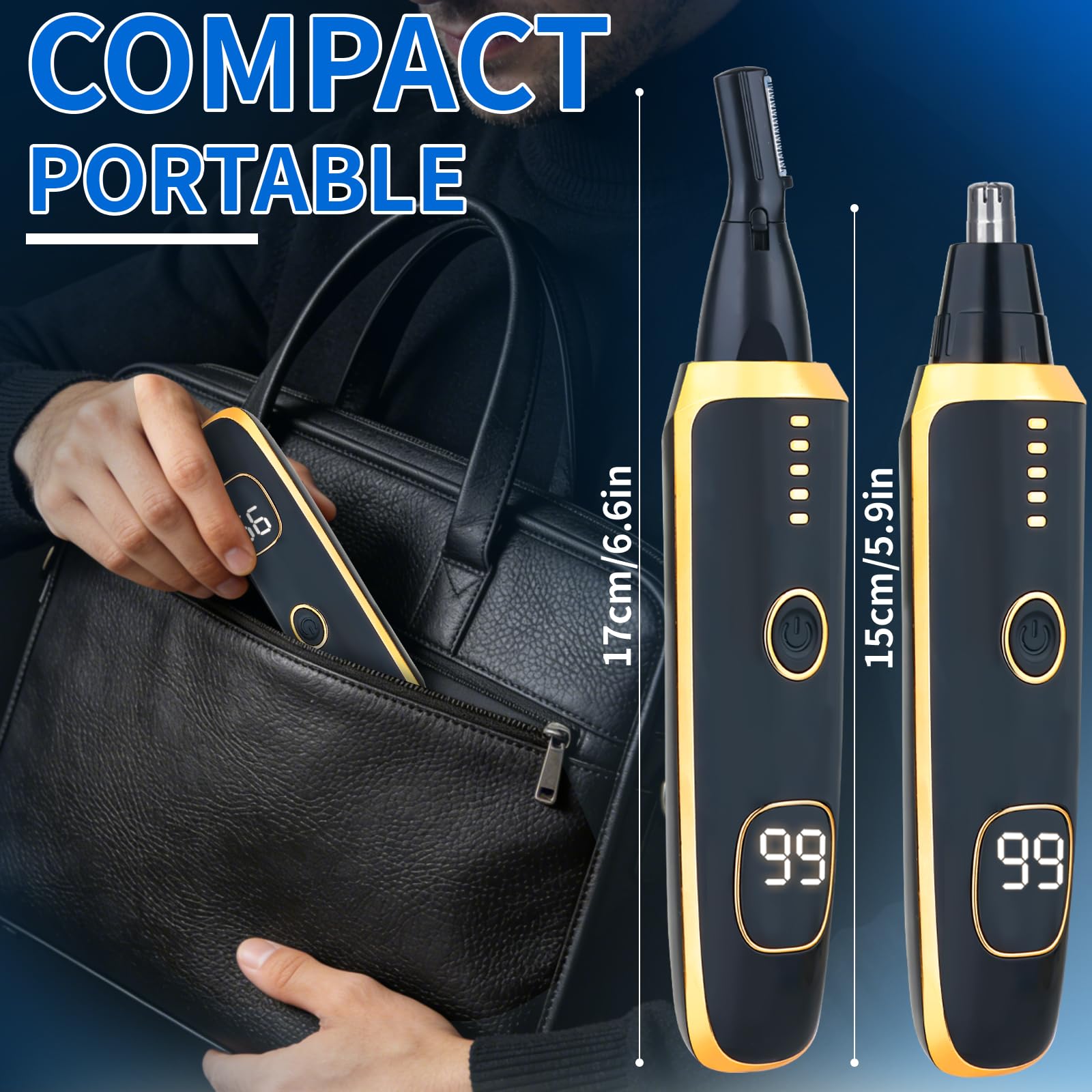 Mendaping digital display shows battery level for worry-free charging.