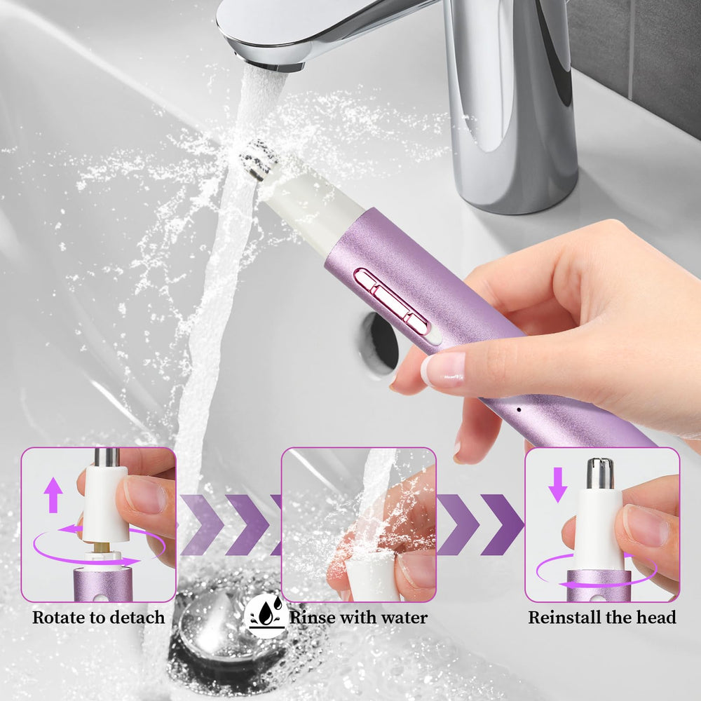 Mendaping IPX7 waterproof body allows safe cleaning under running water.