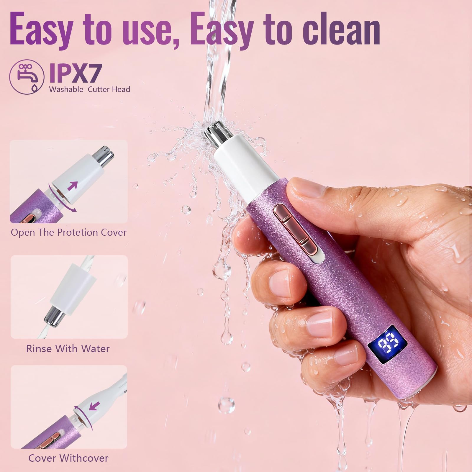 Mendaping stainless steel dual edge blades deliver clean trims with easy blade removal