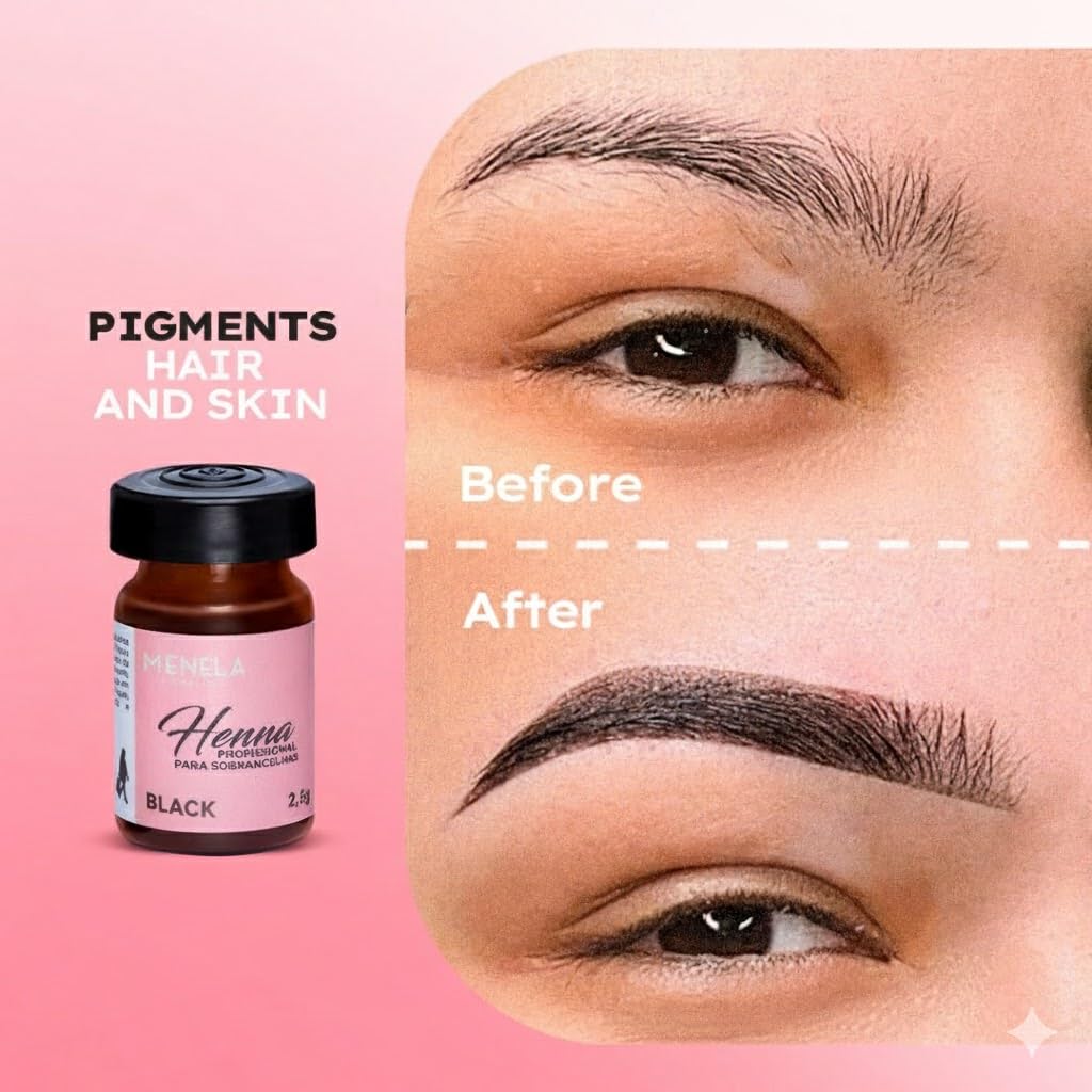 Menela vegan-friendly brow tint for natural looks