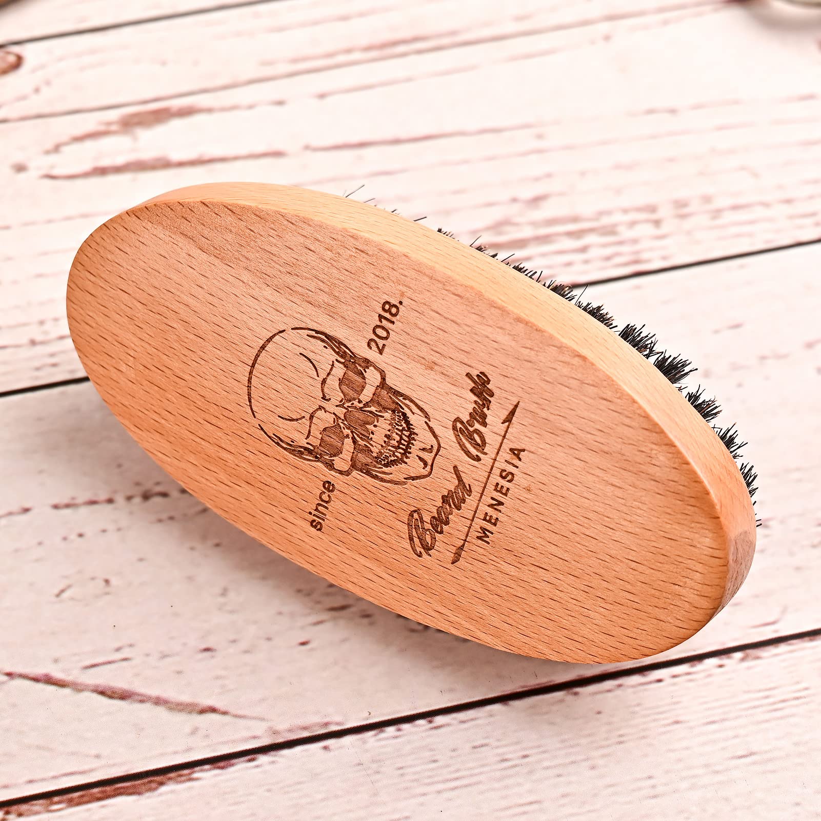 Menesia gift-ready packaging makes a thoughtful beard care gift.