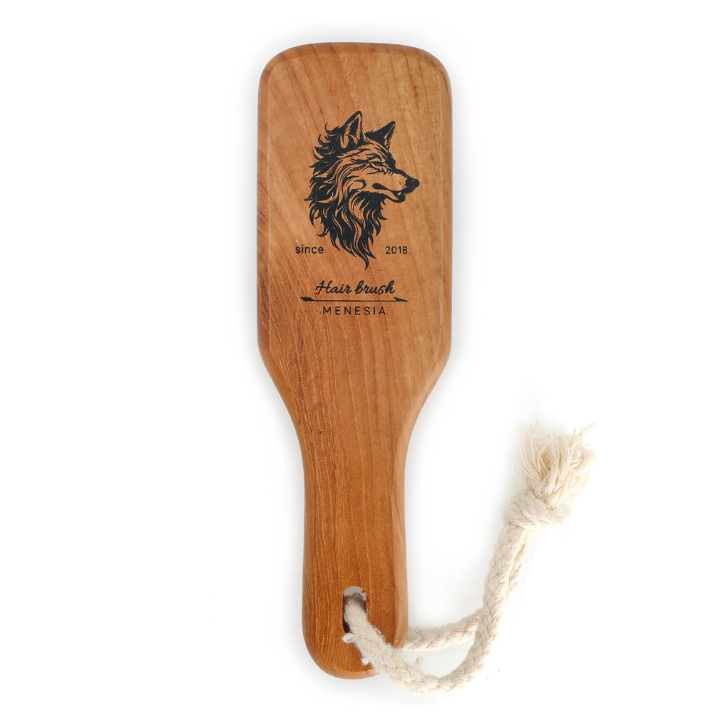 Menesia smoothing brush tackling tangles for finer hair