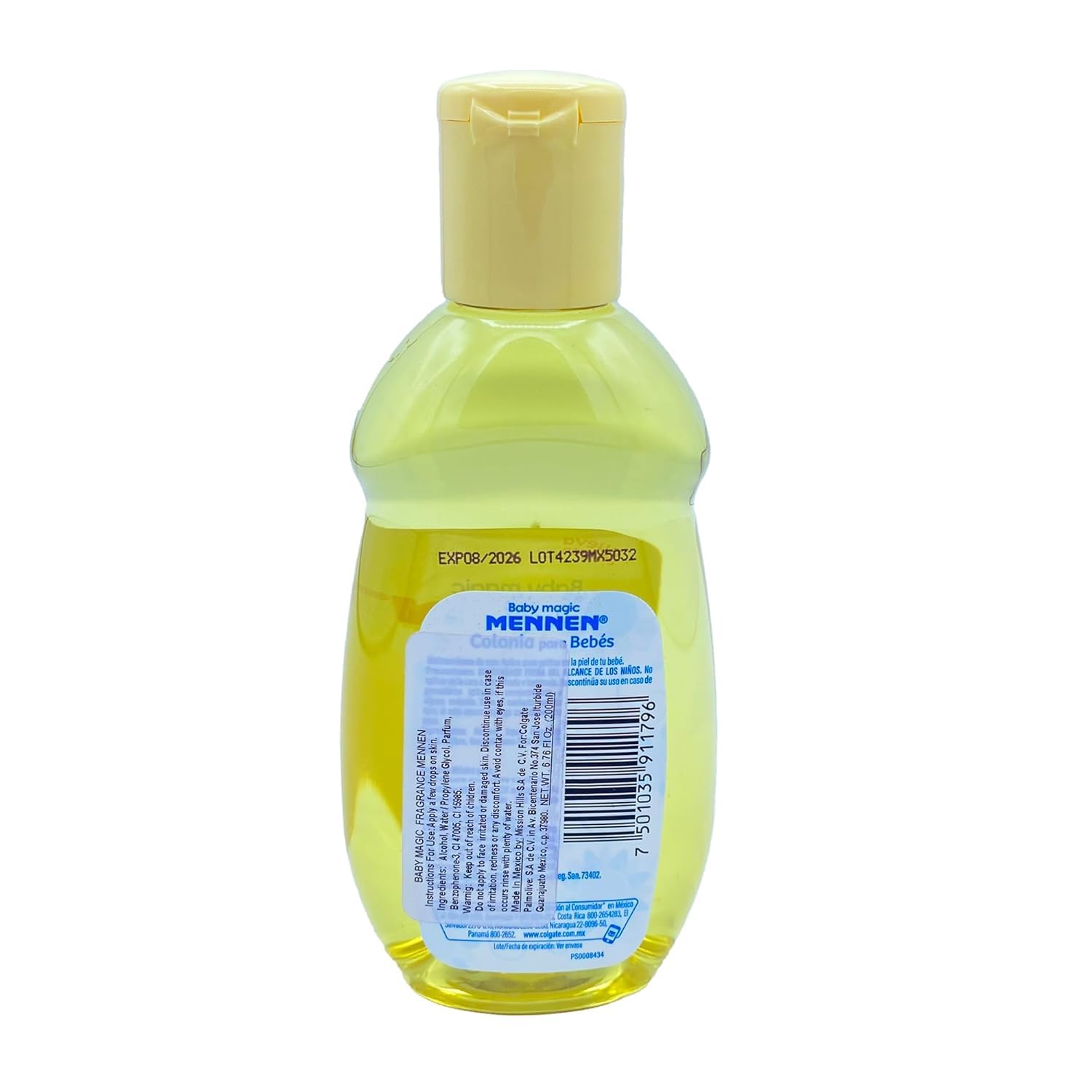 Mennen Baby Magic Cologne 3-pack sealed box image showing lasting freshness