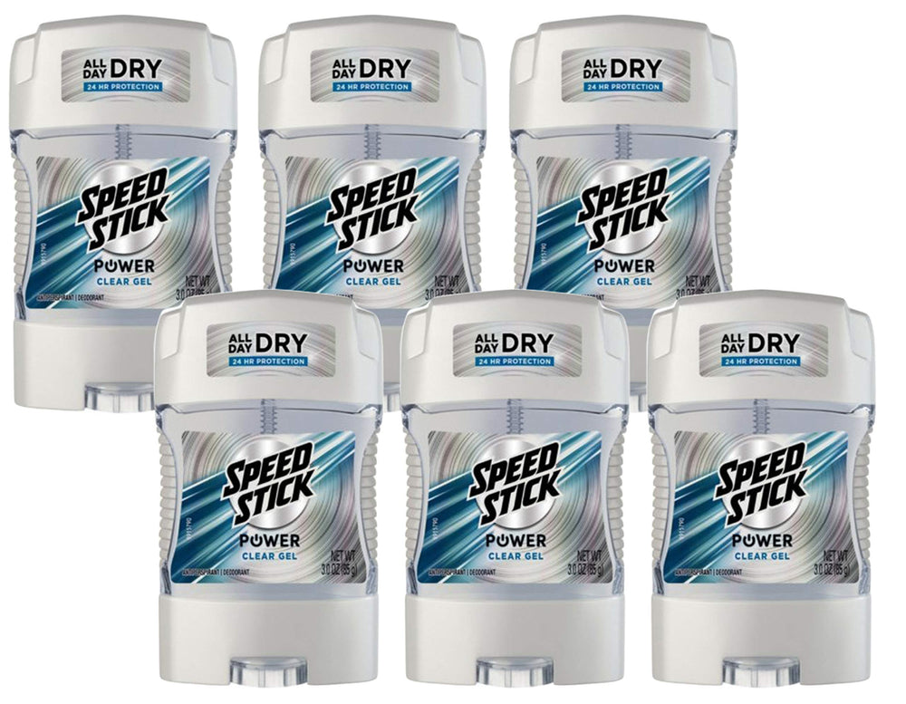 Mennen Speed Stick Power, empaque de 6 unidades, protección diaria.